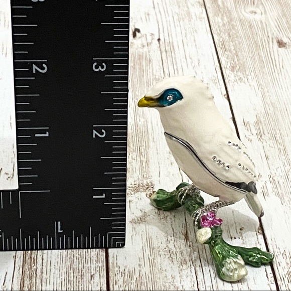 Art Form Bali Starling Bird Enamel Trinket - Picture 10 of 14